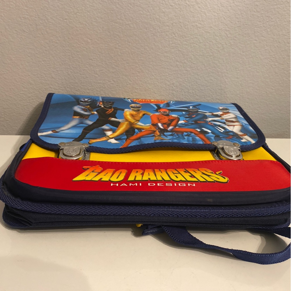 Power Rangers Wild Force/Gao Rangers Hami Design School Book Bag/Backpack - Picture 8 of 14